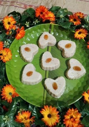 A picture of Makhana Barfi.