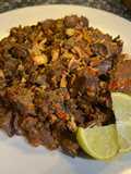 Spicy stir-fry Chicken Liver
