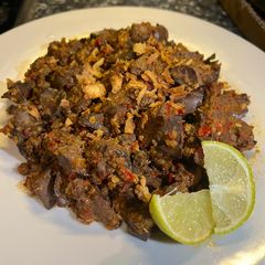 Spicy stir-fry Chicken Liver A picture of Spicy stir-fry Chicken Liver.