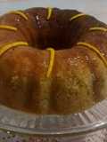 Torta con sirope de naranja