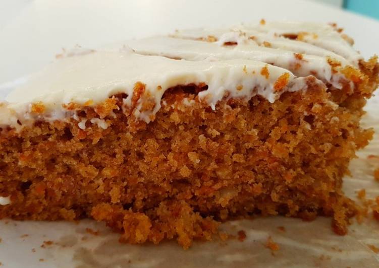 Carrot cake con cobertura de queso 🥕