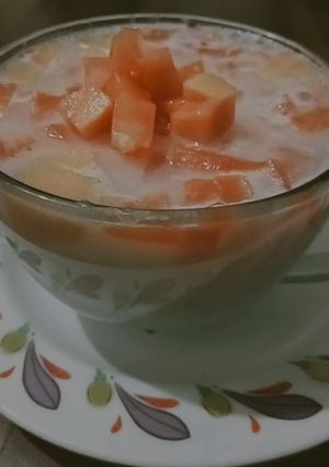 Foto resep Puding Susu Pepaya