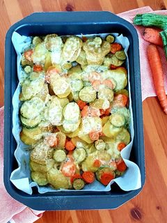 Foto di Verdure gratinate al forno con provola