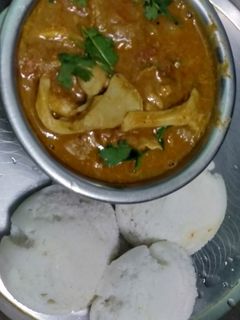 சிப்பி காளான் கிரேவி (chippi kalan gravy recipe in tamil) செய்முறை முக்கிய புகைப்படம்