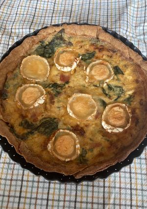 Una foto de Quiche de Espinacas