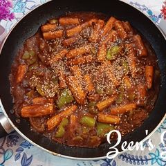 A picture of Honey Chilli Baby Corn.