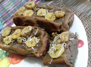 Una foto de Budín de banano