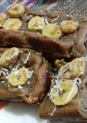 Una foto de Budín de banano