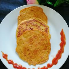 A picture of Mix veg besan chila.
