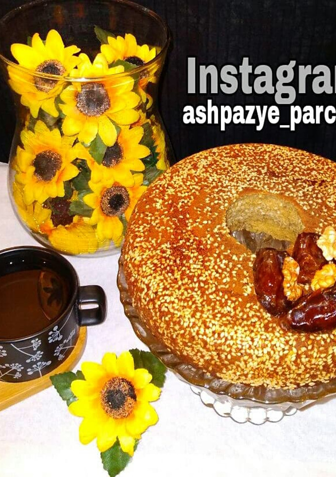 عکسی از دستور کیک شیره خرما 🌸