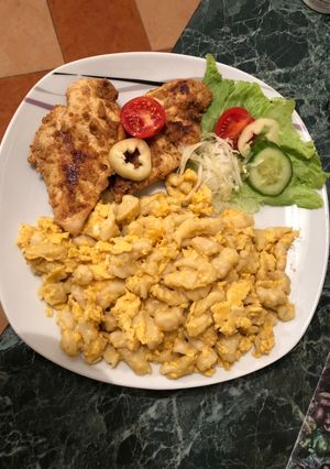 Mustáros csirkemell, tojásos nokedlivel 🤗👌 recept fotója