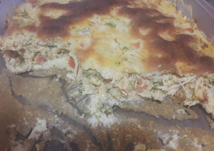 Empadão de frango com brócolis - Tudogosreceitas