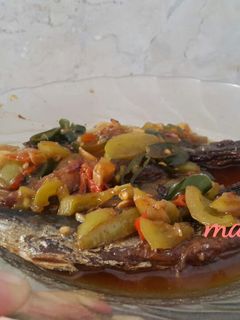 Foto resep Ikan asin tongkol cabe ijo
