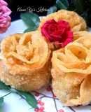 Hoành thánh hoa hồng chiên