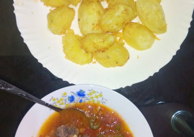 How to Make Speedy Fried potatoes and meat stew