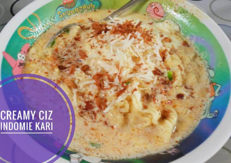 Langkah Mudah untuk Membuat Indomie kari creamy ciz Anti Gagal