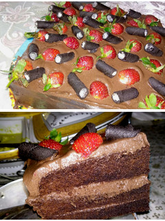 Foto resep Kasmaran Choco ice Cake / brownies kukus / ice cream cake