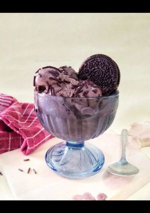 Foto resep Ice cream chocolate homemade simpel