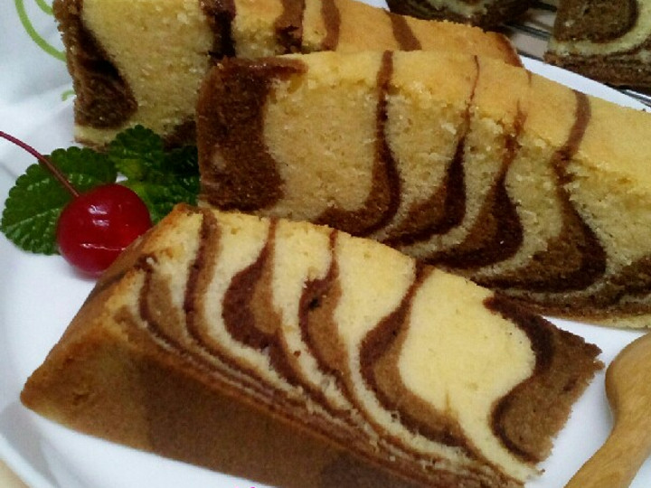 Resep Zebra Cake Putih Telur Ekonomis Untuk Dijual