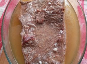 Una foto de Plateada de vacuno al horno de lujo