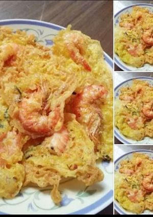 Foto resep Peyek Udang ala RM Padang