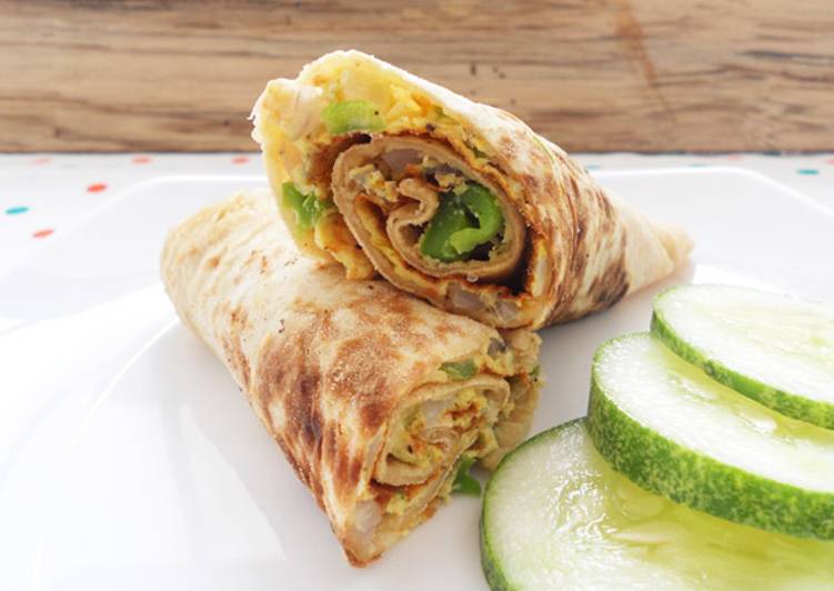 Capsicum egg chapathi