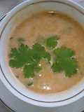 Crema de lentejas rojas partidas