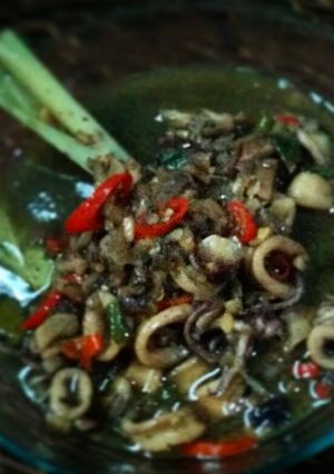 Foto resep Cumi kuah Mercon #tantanganakhirtahun #masakditahunbaru
