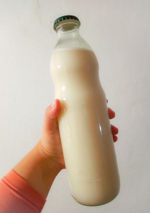 Una foto de Leche vegana de avena (económica)