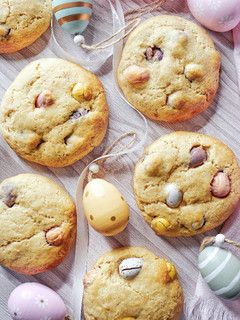 A picture of Mini Egg Easter Cookies.