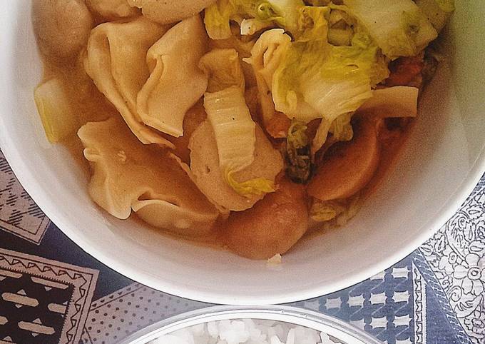 Recipe of Award-winning Wonton and Cabbage Stir Fry