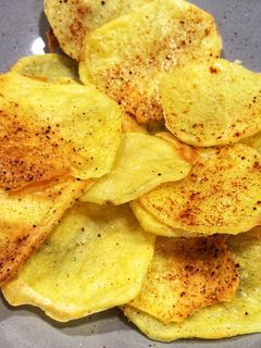 Una foto de Patatas chips “no fritas”
