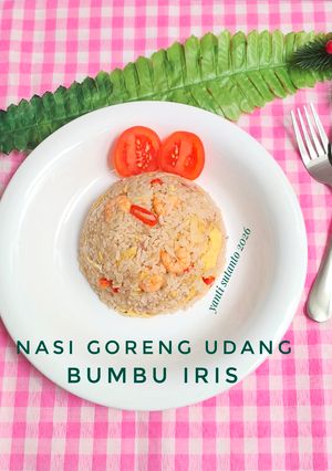 Foto resep Nasi Goreng Udang Bumbu Iris