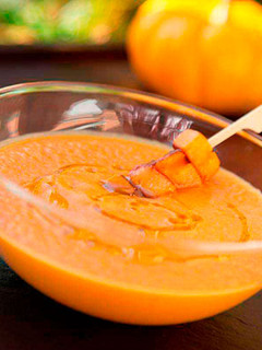 A picture of Pumpkin soup.