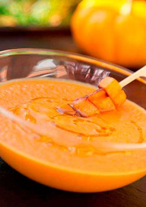 A picture of Pumpkin soup.
