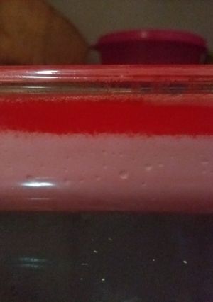 Una foto de Gelatina bicolor (espumosa y de agua)