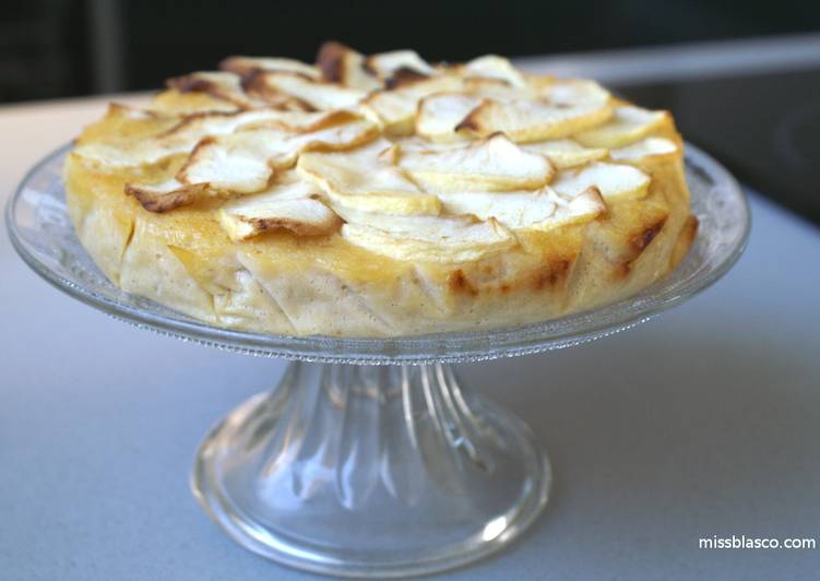 Tarta de manzana sin harina y sin azúcar