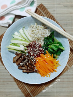 Foto resep Bibimbab (Nasi Campur ala Korea) praktis