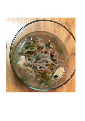 Hình của món Canh củ sen.