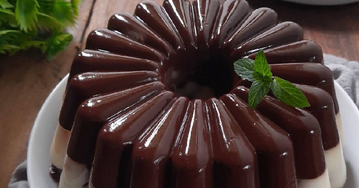 Resep Choco Orange Jelly Pudding oleh Bian's Kitchen Cookpad