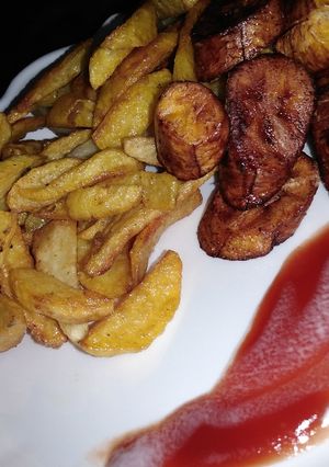 A picture of French fries.