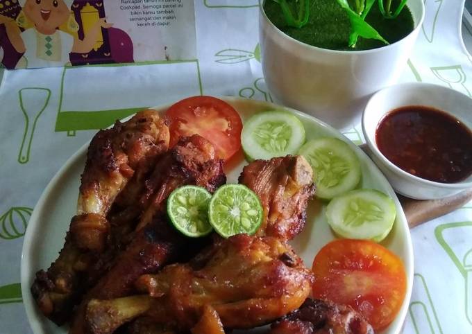 Resep Ayam Bacem Pedas Manis Anti Gagal