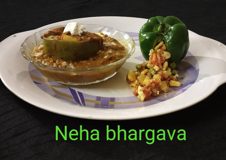 Simple Way to Prepare Award-winning Stuffed capsicum