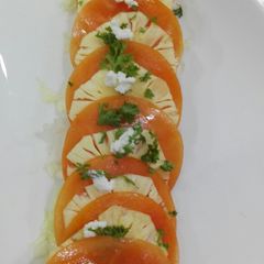 A picture of Pineapple & Papaya Carppacio.