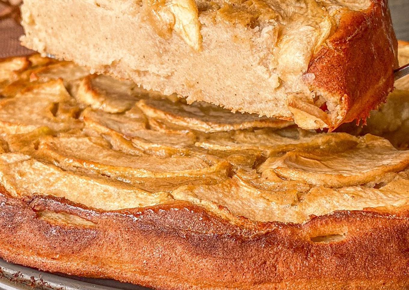 Tarta de manzana saludable