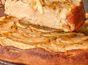 Una foto de Tarta de manzana saludable