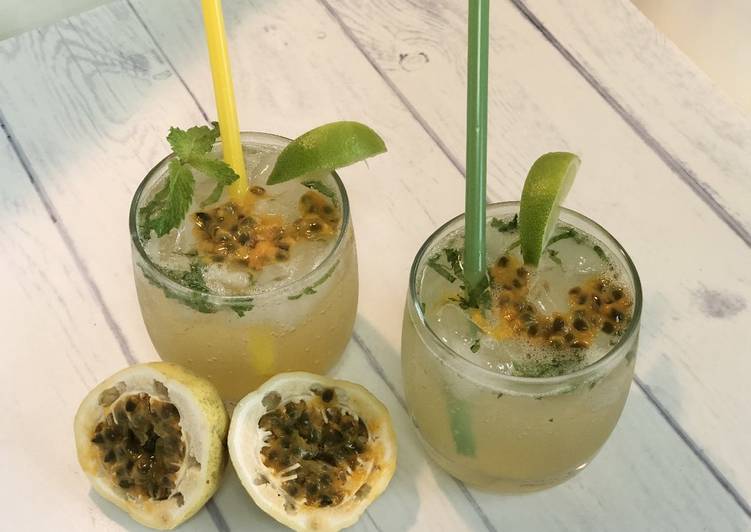 Easiest Way to Prepare Any-night-of-the-week Spiked Passion Fruit Sparkler