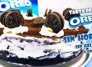 Foto principal de Tarta de Oreo | Sin Horno y sin gelatina o grenetina | Fácil y Deliciosa 🍰