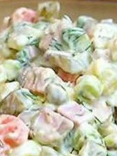 عکسی از دستور سالاد قارچ خوش مزی