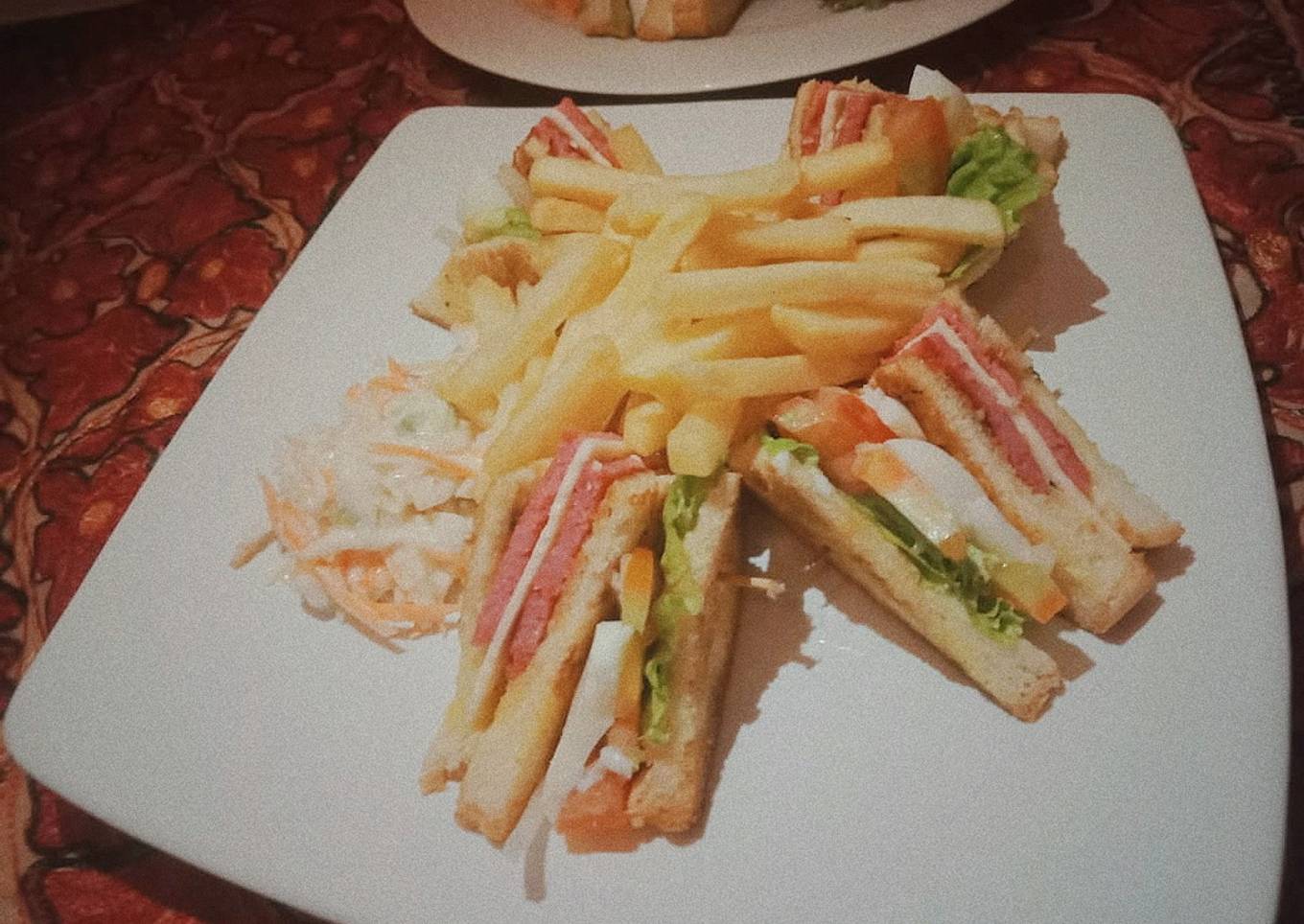 Club sandwich rumahan